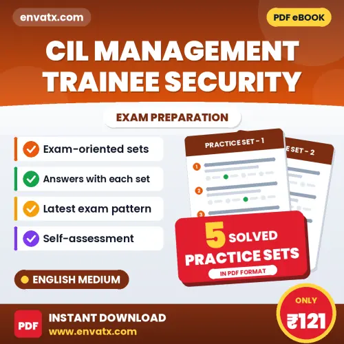 Test Your CIL Management Trainee Security Exam Preparation – 5 Solved Practice Sets in PDF Format (English)