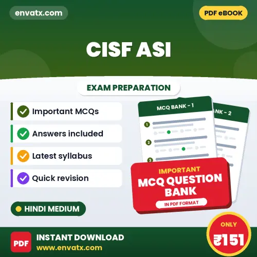 Crack CISF ASI Exam with This MCQ Practice Book PDF in Hindi – Instant Download