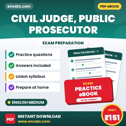 Best Digital Book for Civil Judge, Public Prosecutor Exam in English | Latest Syllabus-Based Practice Questions