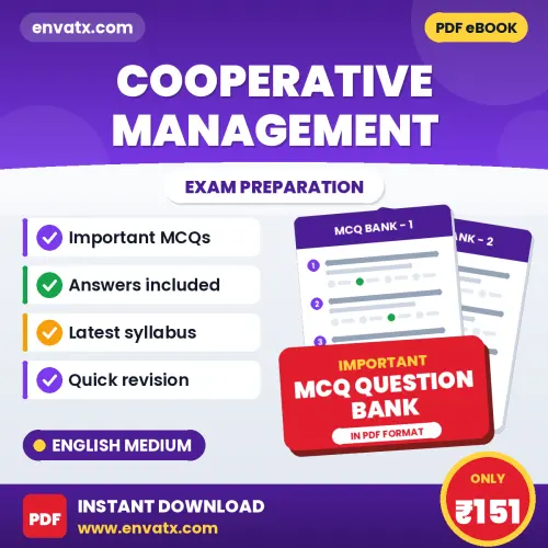 Buy Cooperative Management Exam Objective Type Questions eBook in English – Latest Pattern MCQ Collection