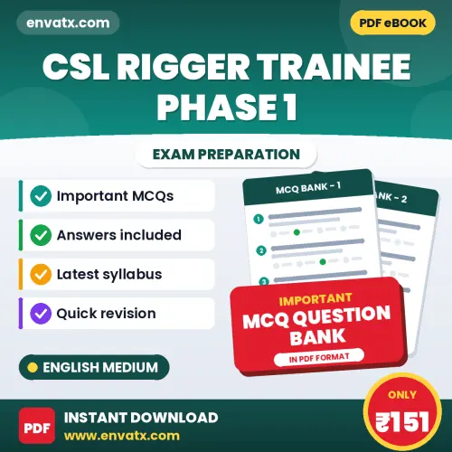 Prepare for CSL Rigger Trainee Phase 1 Exam with Multiple Choice Questions & Answers PDF in English
