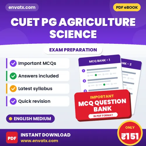 Crack CUET PG Agriculture Science Exam with This MCQ Practice Book PDF in English – Instant Download