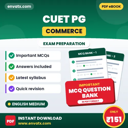 Prepare for CUET PG (COMMERCE) Exam with Multiple Choice Questions & Answers PDF in English