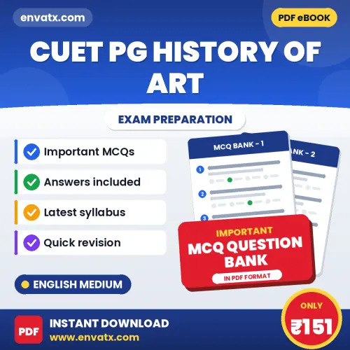 Crack CUET PG History of Art Exam with This MCQ Practice Book PDF in English – Instant Download
