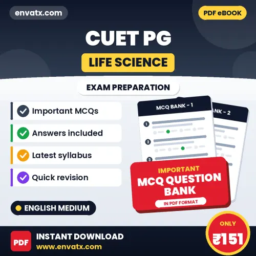 Buy CUET PG (Life Science) Exam Objective Type Questions eBook in English – Latest Pattern MCQ Collection