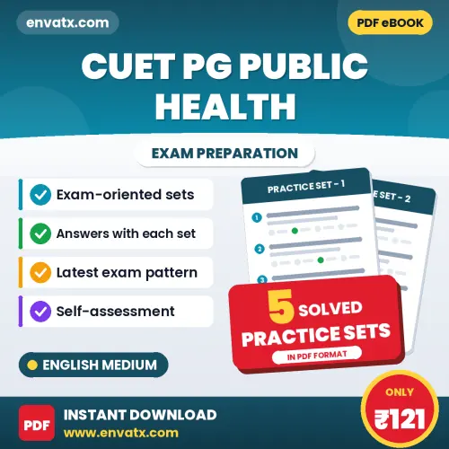 Boost Your CUET PG Public Health Exam Score with 5 Solved Practice Sets in English – PDF eBook