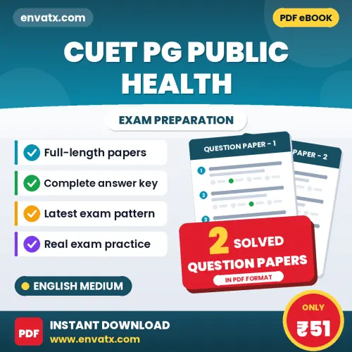 Boost Your CUET PG Public Health Exam Score with 2 Solved Question Papers in English – PDF eBook