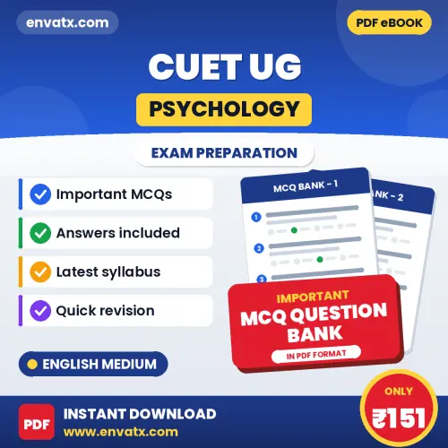 Prepare for CUET UG (Psychology) Exam with Multiple Choice Questions & Answers PDF in English