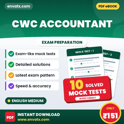 CWC Accountant Exam Mock Test Series (English): 10 Exam-Like Mock Tests with Answers