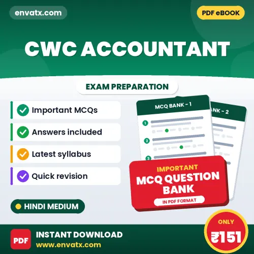 Prepare for CWC Accountant Exam with Multiple Choice Questions & Answers PDF in Hindi