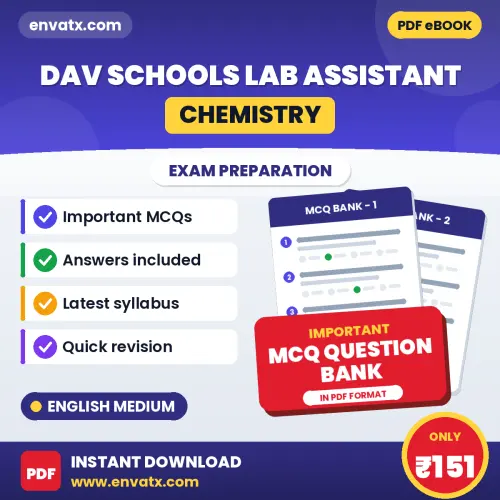 Crack DAV Schools Lab Assistant (Chemistry) Exam with This MCQ Practice Book PDF in English – Instant Download