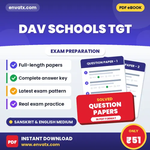 Download 2 DAV Schools TGT (Sanskrit) Question Papers PDF (English) Based on the Latest Exam Pattern