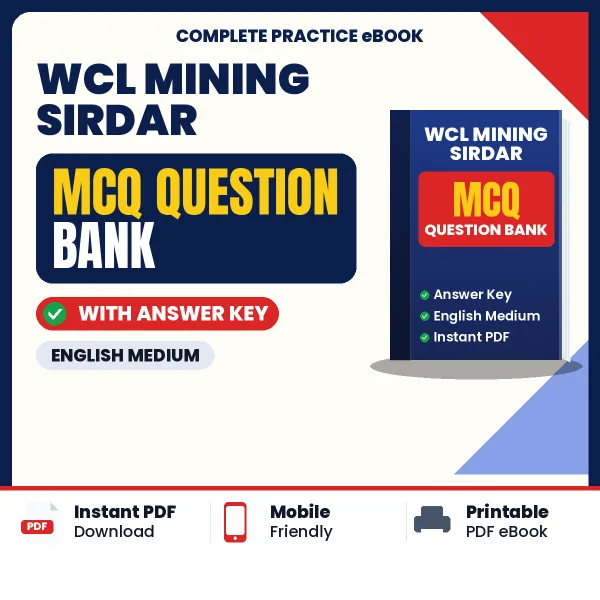 Prepare for WCL Mining Sirdar Exam with Multiple Choice Questions & Answers PDF in English
