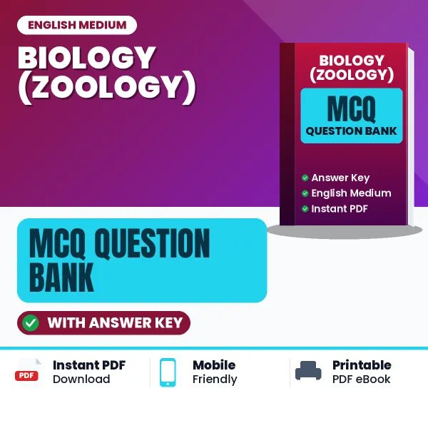 Best MCQ eBook for Biology (Zoology) Exam in English | Selected Questions with Answer Key