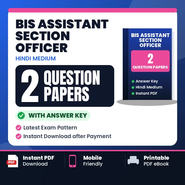 Boost Your BIS Assistant Section Officer Exam Score with 2 Question Papers with Answer Key in Hindi – PDF eBook
