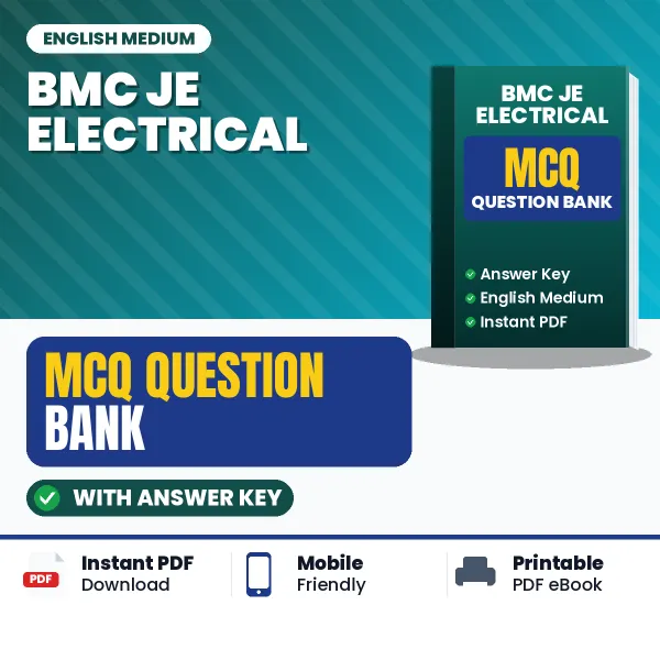 Prepare for BMC JE Electrical Exam with Multiple Choice Questions & Answers PDF in English