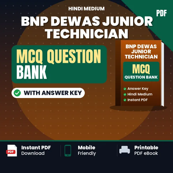 Prepare for BNP Dewas Junior Technician Exam with Multiple Choice Questions & Answers PDF in Hindi