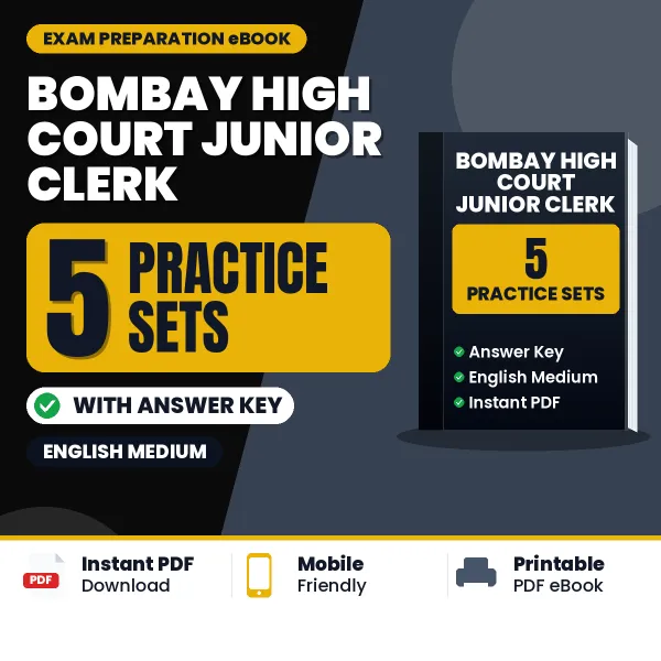 Bombay High Court Junior Clerk Exam Practice Set Series (English): 5 Exam-Like Practice Sets with Answers