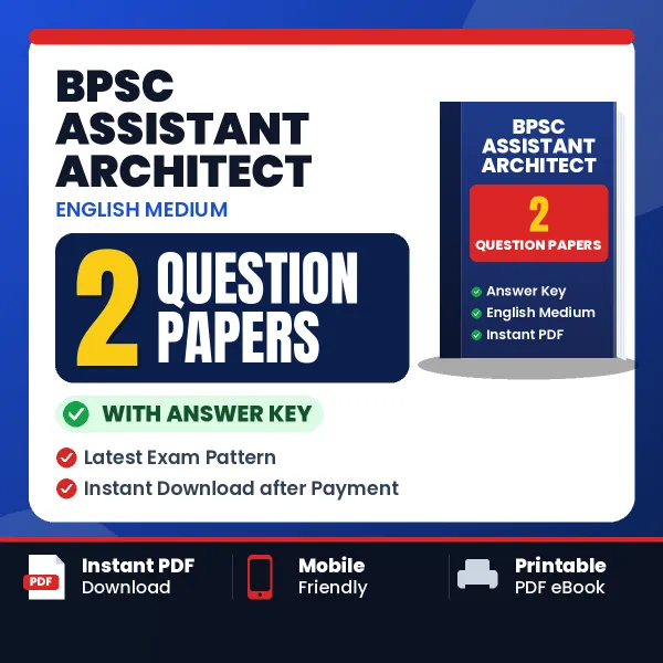 Boost Your BPSC Assistant Architect Exam Score with 2 Question Papers with Answer Key in English – PDF eBook