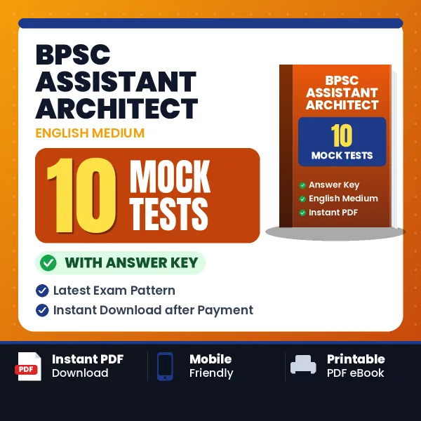 Boost Your BPSC Assistant Architect Exam Score with 10 Mock Tests with Answer Key in English – PDF eBook