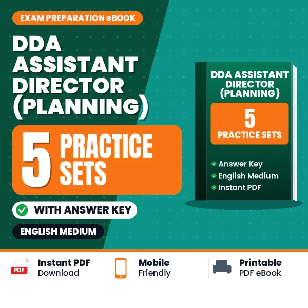 Download 5 DDA Assistant Director (Planning) Practice Sets PDF (English) Based on the Latest Exam Pattern