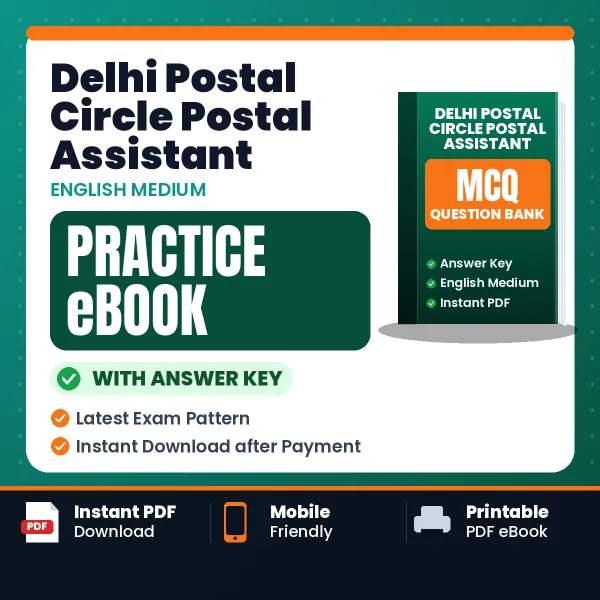Prepare Smarter for Delhi Postal Circle Postal Assistant Exam – Instant Download PDF Book in English
