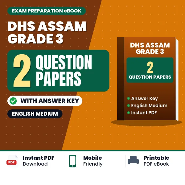 DHS Assam Grade 3 Exam Question Paper Series (English): 2 Exam-Like Question Papers with Answers