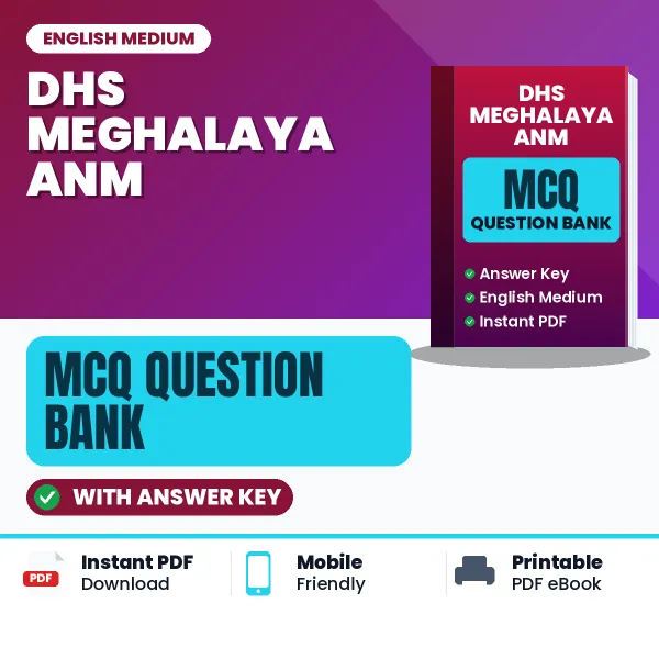 DHS Meghalaya ANM MCQ with Answer Key Book PDF in English – Exam-Oriented Objective Questions for Quick Revision