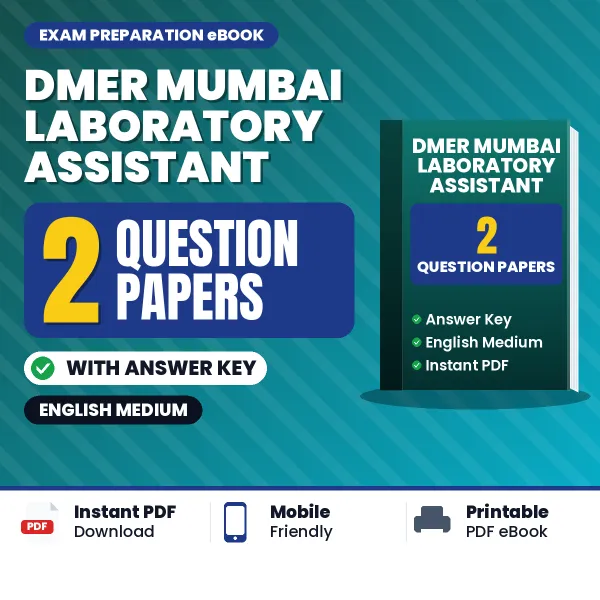 DMER Mumbai Laboratory Assistant Exam Question Paper Series (English): 2 Exam-Like Question Papers with Answers