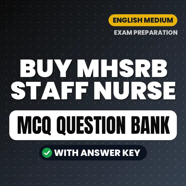 Buy MHSRB Staff Nurse Exam Objective Type Questions eBook in English – Latest Pattern MCQ Collection