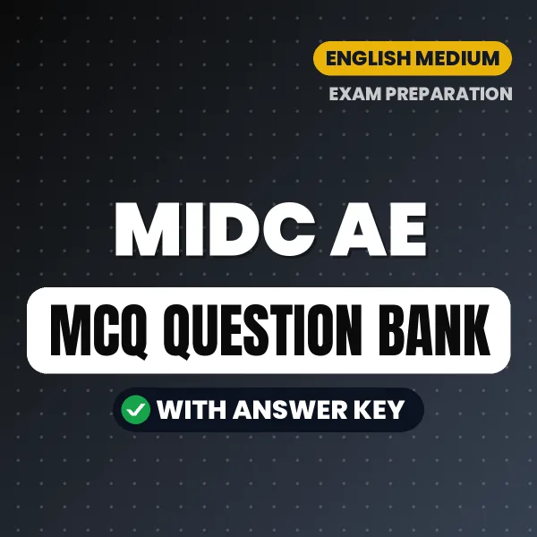 Crack MIDC AE Exam (Mechanical) with This MCQ Practice Book PDF in English – Instant Download