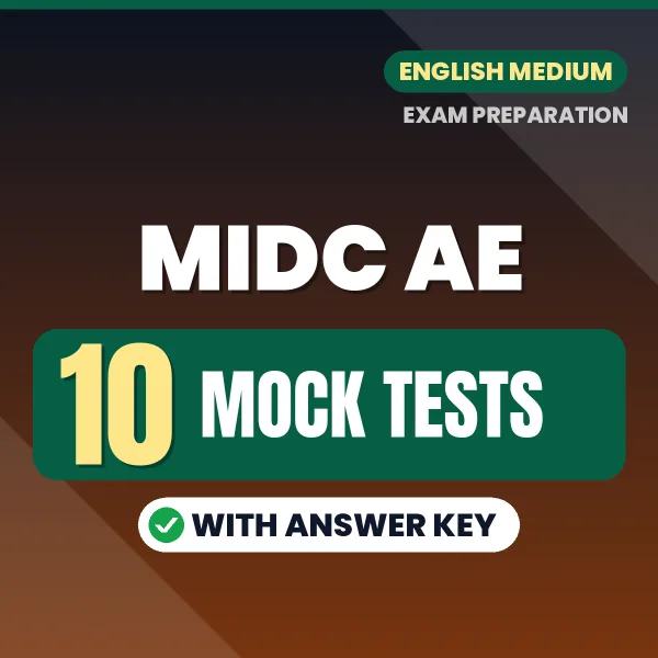 MIDC AE Exam (Mechanical) Mock Test Series (English): 10 Exam-Like Mock Tests with Answers