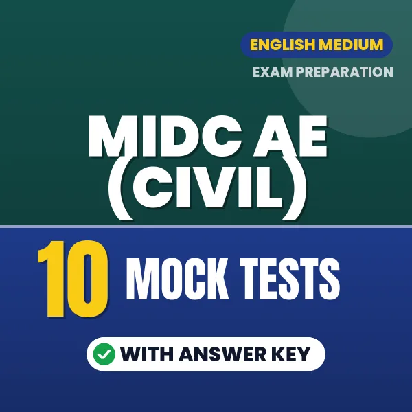 MIDC AE (Civil) Mock Test PDF in English – 10 Full-Length Mock Tests with Answer Key