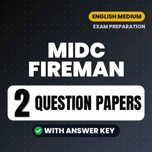 Download 2 MIDC Fireman Question Papers PDF (English) Based on the Latest Exam Pattern