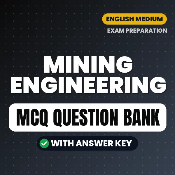 Mining Engineering MCQ with Answer Key Book PDF in English – Exam-Oriented Objective Questions for Quick Revision