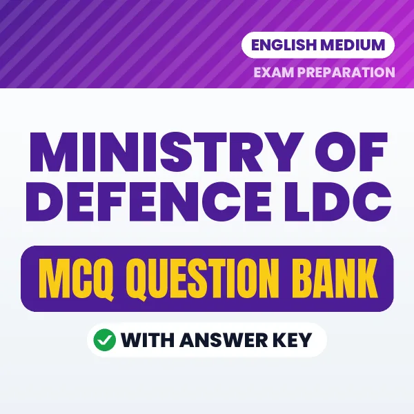 Crack Ministry of Defence LDC Exam with This MCQ Practice Book PDF in English – Instant Download