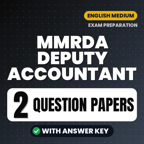 MMRDA Deputy Accountant Question Paper PDF in English – 2 Full-Length Question Papers with Answer Key