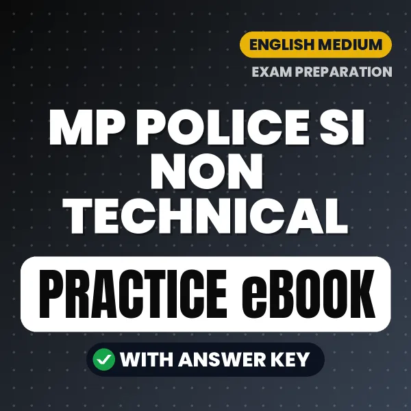 MP Police SI Non Technical Exam Paper 2 eBook PDF in English – Complete Practice Material for Smart Preparation