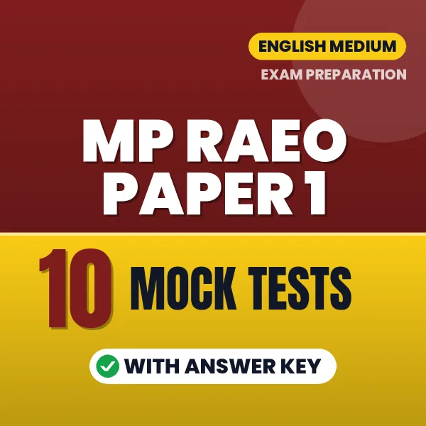 Download 10 MP RAEO Paper 1 Mock Tests PDF (English) Based on the Latest Exam Pattern
