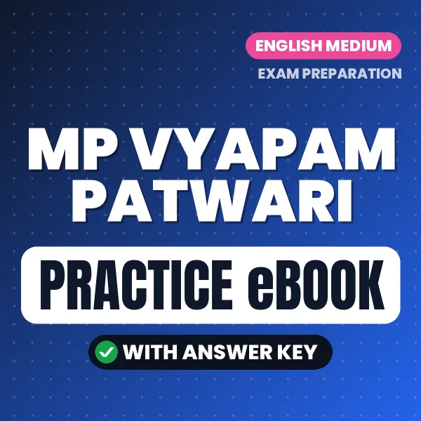 MP Vyapam Patwari Exam eBook PDF in English – Complete Practice Material for Smart Preparation