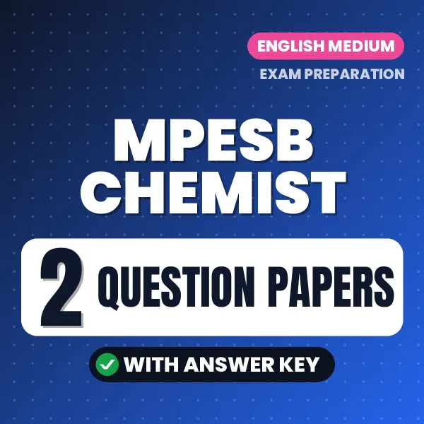 MPESB Chemist Exam Question Paper Series (English): 2 Exam-Like Question Papers with Answers