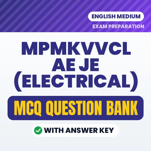 Best MCQ eBook for MPMKVVCL AE JE (Electrical) Exam in English | Selected Questions with Answer Key