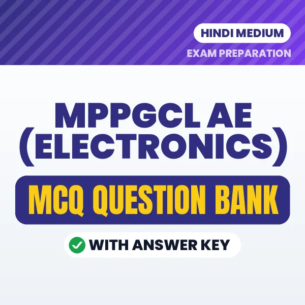 Best MCQ eBook for MPPGCL AE (Electronics) Exam in Hindi | Selected Questions with Answer Key