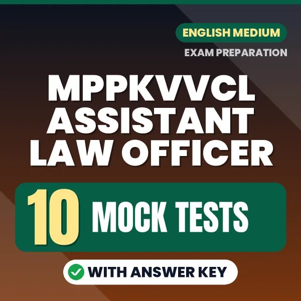 Boost Your MPPKVVCL Assistant Law Officer Exam Score with 10 Mock Tests with Answer Key in English – PDF eBook