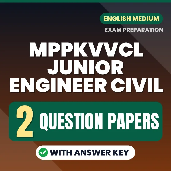 MPPKVVCL Junior Engineer Civil Exam Question Paper Series (English): 2 Exam-Like Question Papers with Answers