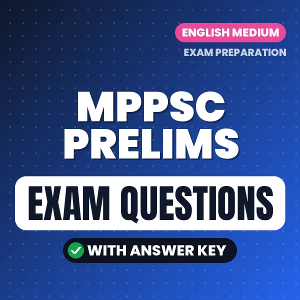 MPPSC Prelims Exam (Paper 2) Study eBook (English): Exam-Oriented Questions with Answers in PDF