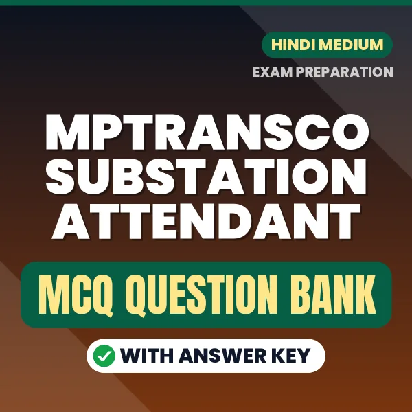 MPTRANSCO Substation Attendant MCQ with Answer Key Book PDF in Hindi – Exam-Oriented Objective Questions for Quick Revision
