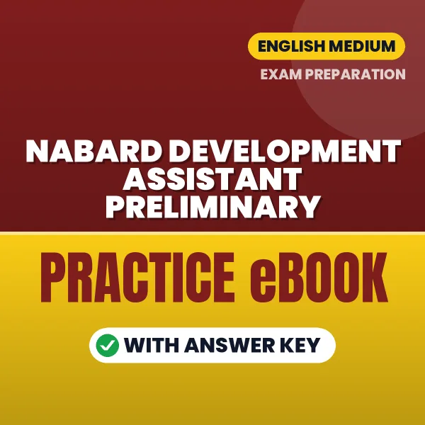 NABARD Development Assistant Preliminary Exam eBook PDF in English – Complete Practice Material for Smart Preparation