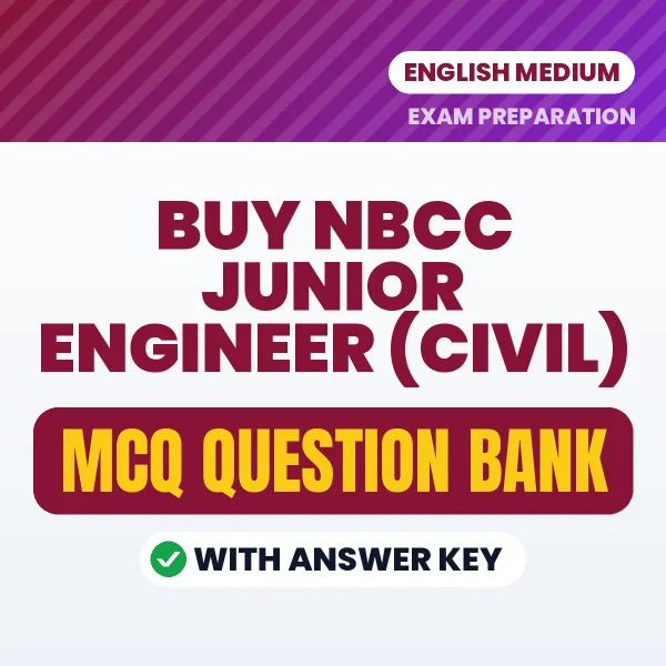 Buy NBCC Junior Engineer (Civil) Exam Objective Type Questions eBook in English – Latest Pattern MCQ Collection