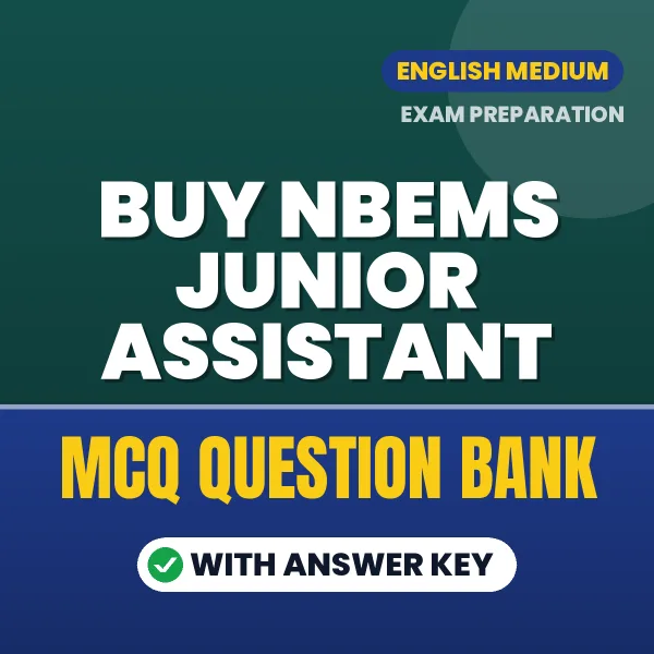 Buy NBEMS Junior Assistant Exam Objective Type Questions eBook in English – Latest Pattern MCQ Collection